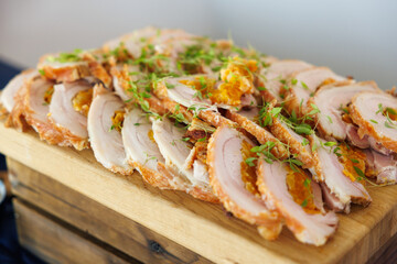 Slice chicken