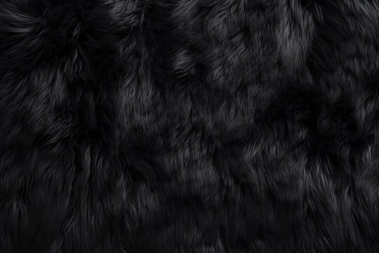 seamless black sheep fur pattern texture background