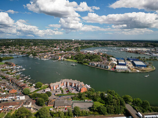 Obraz premium Southampton City Centre, Drone Photography, 48mp 