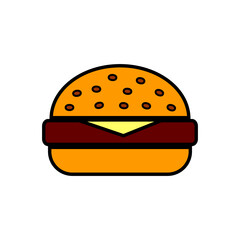 Hamburger icon on white.