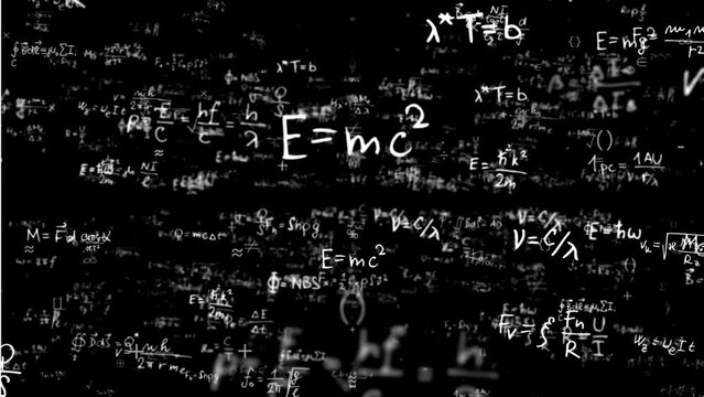 Science Equations Background