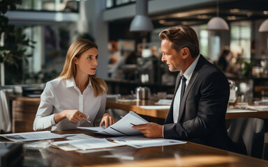 Teamwork meeting and business people in office workplace. AI Generated Images