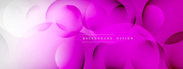 Abstract background - geometric composition created with lights and shadows. Technology or business digital template