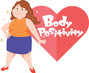 ボディポジティブな女性