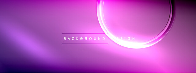 Vector abstract background - liquid transparent bubble shapes on fluid gradient with shadows and light effects