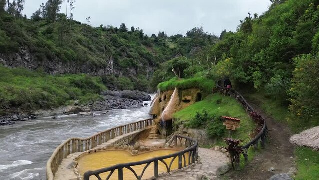 Toma realizada con drone de las caras 