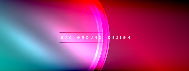 Vector abstract background - liquid transparent bubble shapes on fluid gradient with shadows and light effects