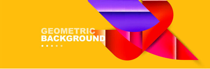 Abstract background with trendy composition and fluid gradients