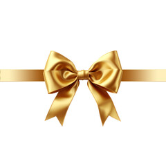 gold bow ribbon golden gift bow