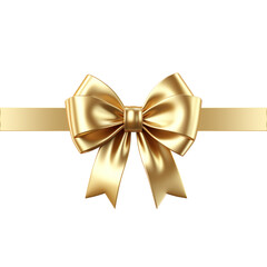 gold bow ribbon golden gift bow