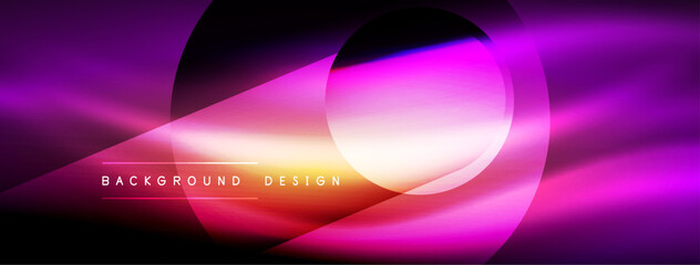 Neon light glowing line vectors: vibrant colors, sleek lines. Captivating design style inspired by neon signs. Electric energy for websites, ads, and more