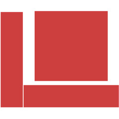 Digital png illustration of red shapes on transparent background