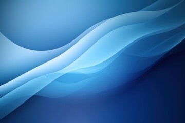 Obraz premium Cobalt blue and white gradient abstract background. Minimalist style, contemporary design.