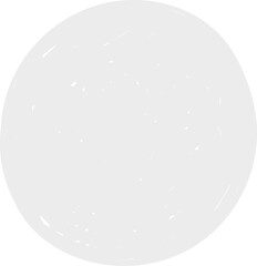Digital png illustration of white circle on transparent background