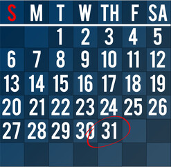 Digital png illustration of calendar page on transparent background