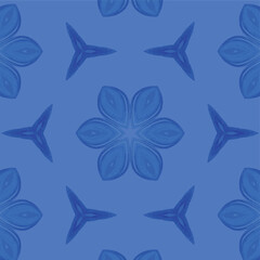 Digital png illustration of blue pattern on blue background on transparent background