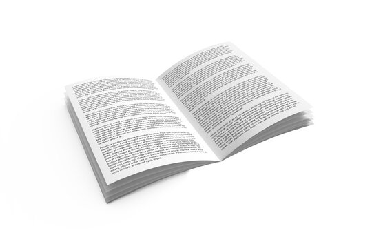 Digital png illustration of open book on transparent background