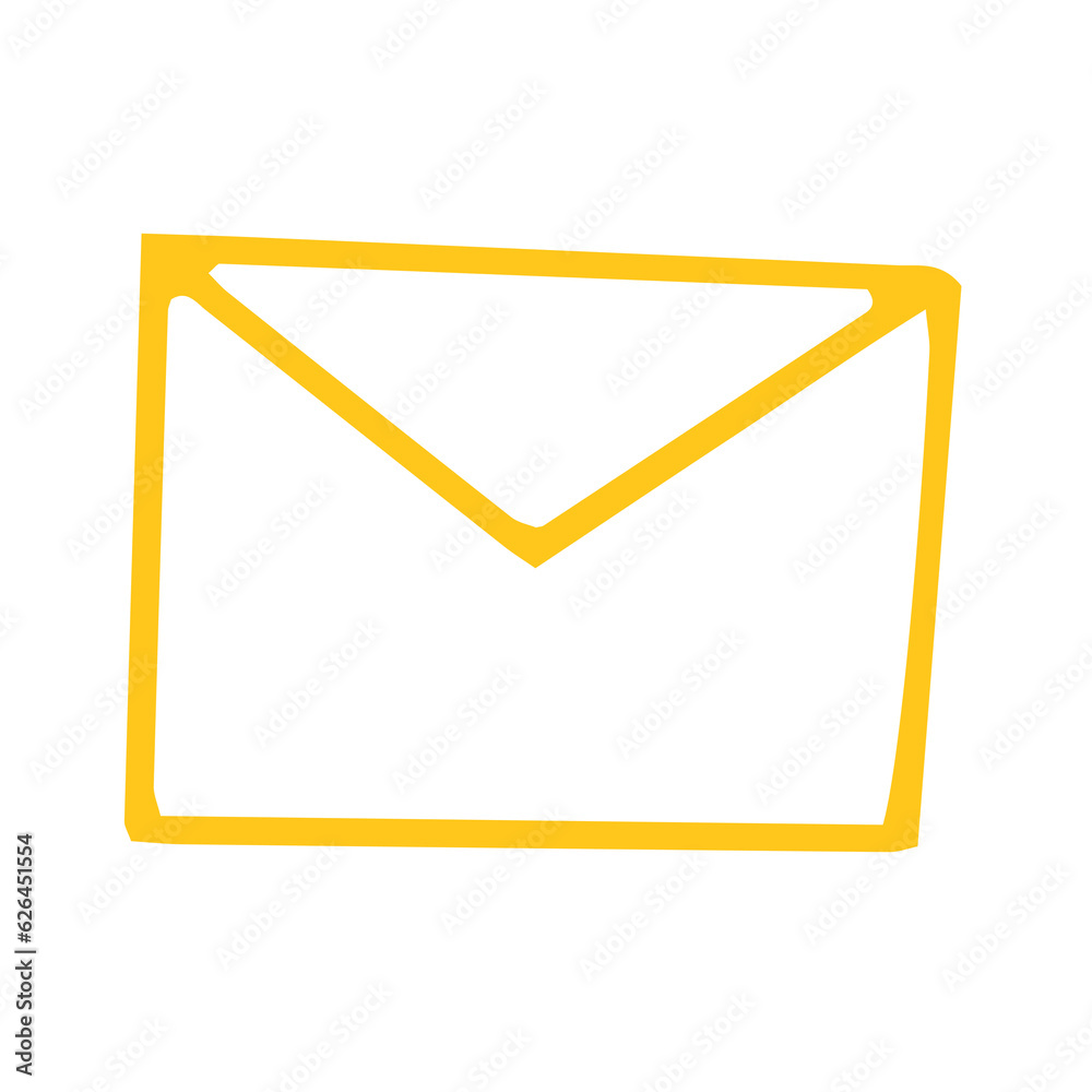 Poster simple envelope element