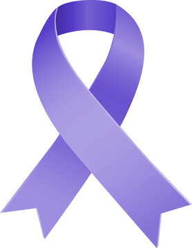 Free: Awareness ribbon Cancer Purple , ribbon transparent