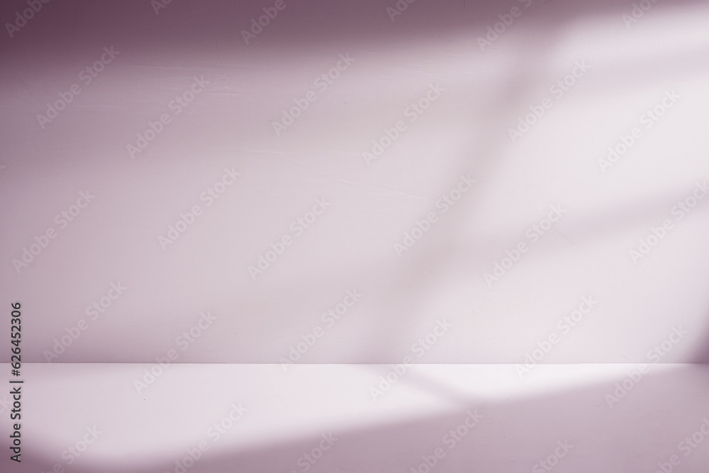 Poster minimal interior display room with window shadow