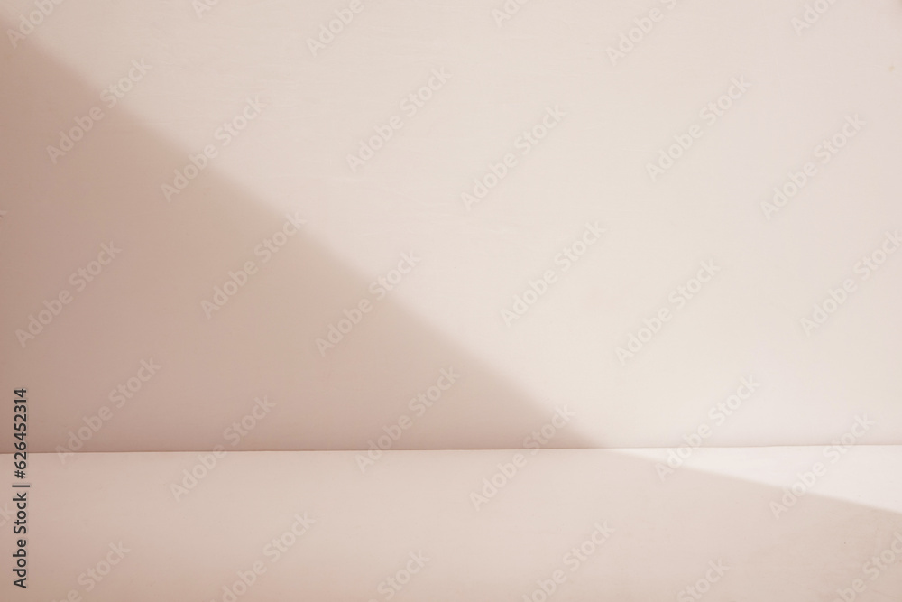 Aufkleber Minimalist empty room display with shadow