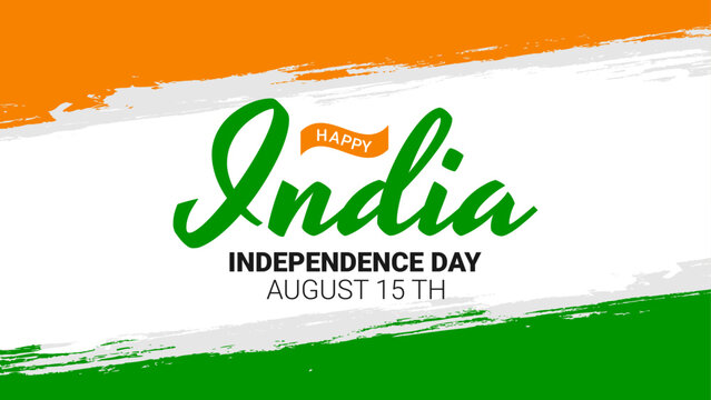 Happy independence day India Vector Template Design Illustration design, for banner, poster, social media feed