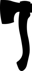 Metal Axe Silhouette Illustration Vector