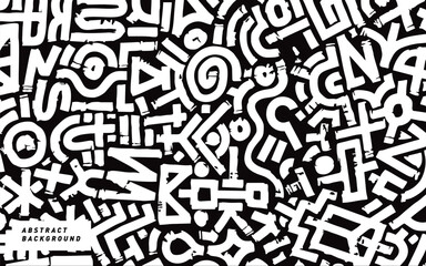 black and white pattern