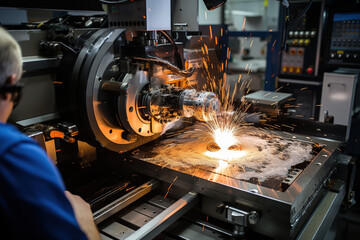 CNC machining of precision aerospace components