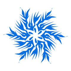 Blue color ethnic mandala patern design illustration. Perfect for logos, icons, stickers, tattoos, design elements for websites, advertisements and more.
