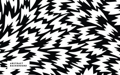 black and white irragullar pattern vector