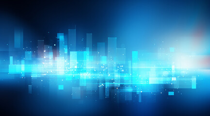 Obraz premium 3D Abstract Light Blue Background