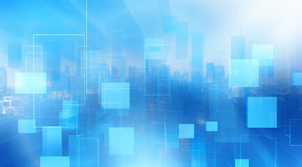 Obraz premium Bright Blue Business Background