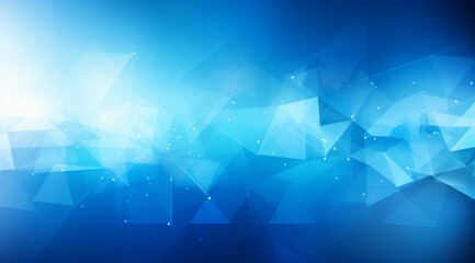Bright Blue Business Background
