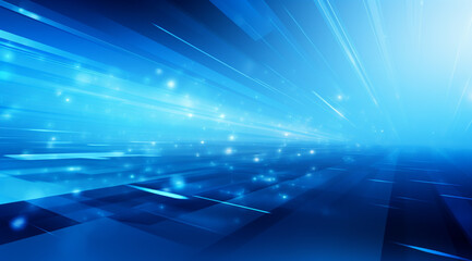 Obraz premium Bright Blue Business Background