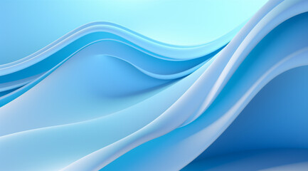 3D Abstract Light Blue Background