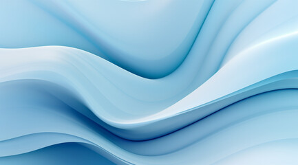 Fototapeta premium 3D Abstract Light Blue Background