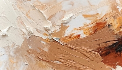 Obraz premium Oil Painting with Pigment on Close-up Textured Background,paint background,An abstract painting with clean acrylic brush strokes