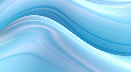 Fototapeta premium 3D Abstract Light Blue Background