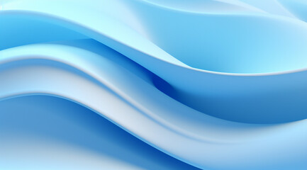 3D Abstract Light Blue Background