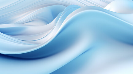 3D Abstract Light Blue Background