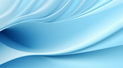 Fototapeta premium 3D Abstract Light Blue Background