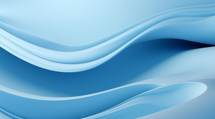 3D Abstract Light Blue Background