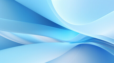 Naklejka premium 3D Abstract Light Blue Background