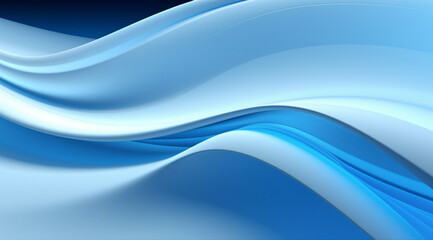 Fototapeta premium 3D Abstract Light Blue Background