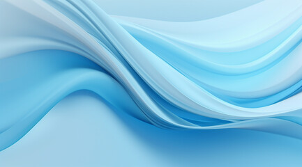 3D Abstract Light Blue Background