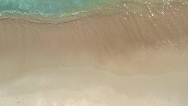 Aerial footage at the beach beach