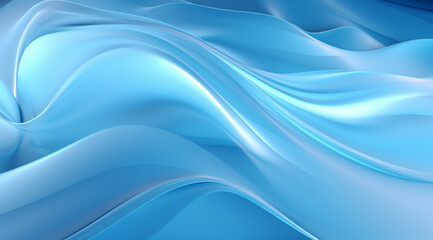 Fototapeta premium 3D Abstract Light Blue Background
