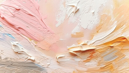 Oil Painting with Pigment on Close-up Textured Background,paint background,An abstract painting with clean acrylic brush strokes