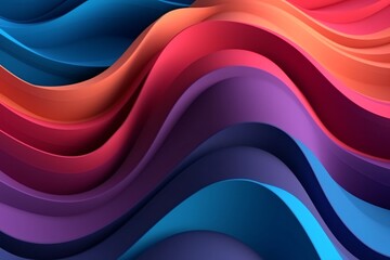 Abstract wavy background with colorful waves.